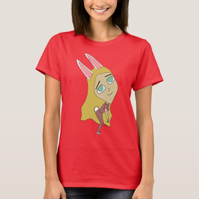 chibi bunnygirl   T-Shirt (Front)