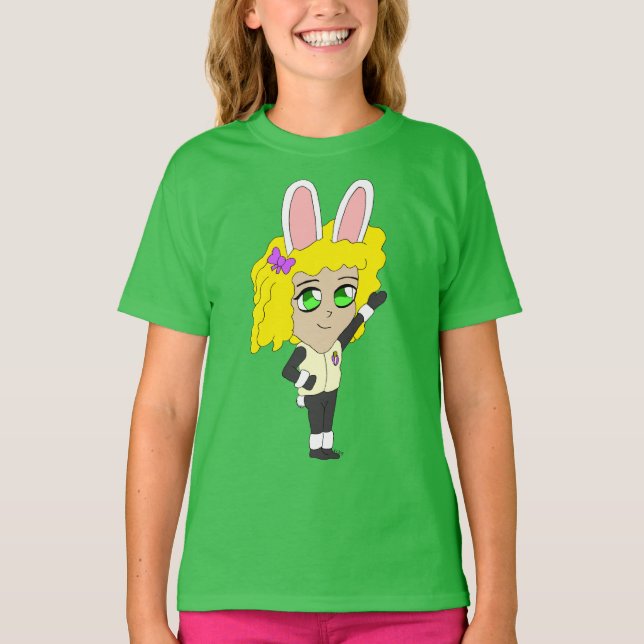 chibi bunnygirl   T-Shirt (Front)