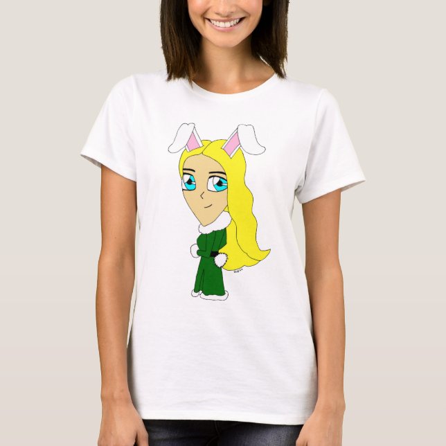 chibi bunnygirl    T-Shirt (Front)