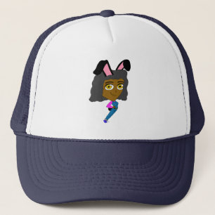chibi bunnygirl trucker hat