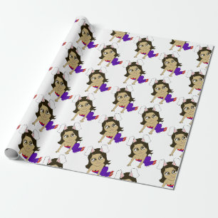 chibi bunnygirl wrapping paper