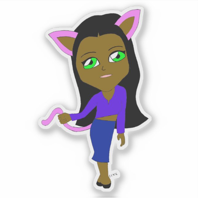 chibi catgirl     (Front)