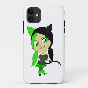 chibi catgirl   Case-Mate iPhone case