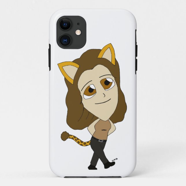chibi catgirl  Case-Mate iPhone case (Back)