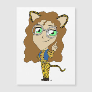 chibi catgirl   magnet