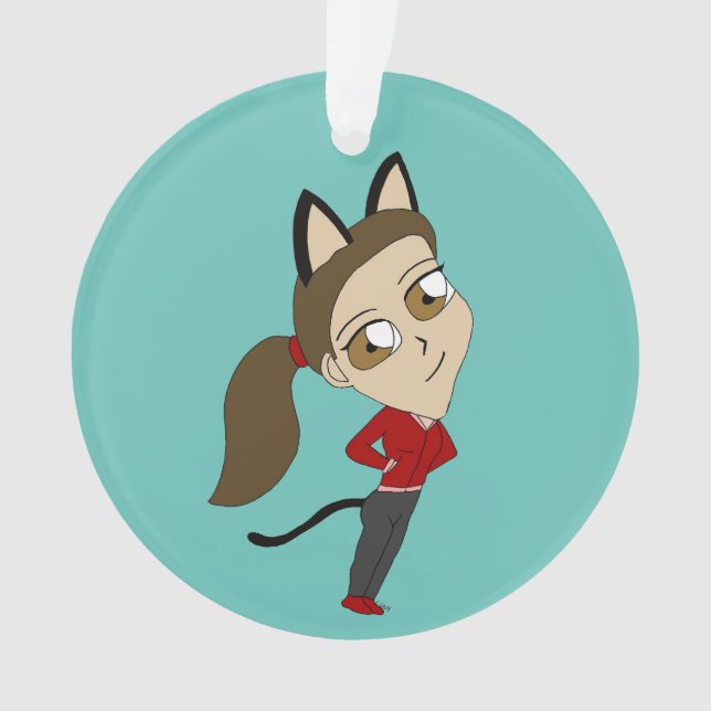 chibi catgirl       ornament (Front)