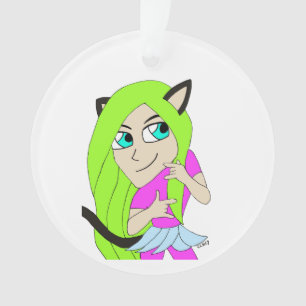chibi catgirl ornament
