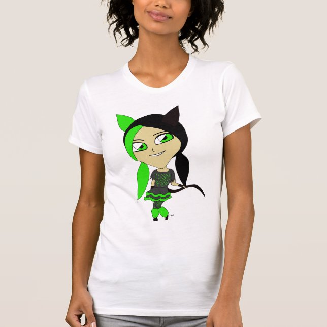 chibi catgirl   T-Shirt (Front)