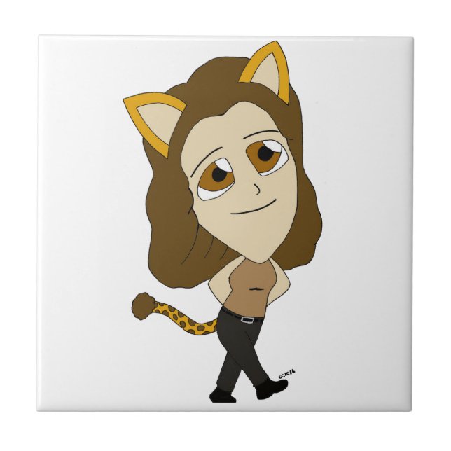 chibi catgirl tile (Front)