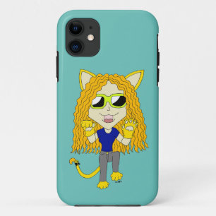 Chibi Catgirl with paws Case-Mate iPhone Case