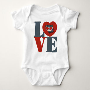 Chibi Catwoman LOVE Baby Bodysuit
