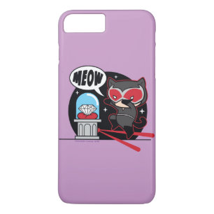 Chibi Catwoman Stealing A Diamond Case-Mate iPhone Case
