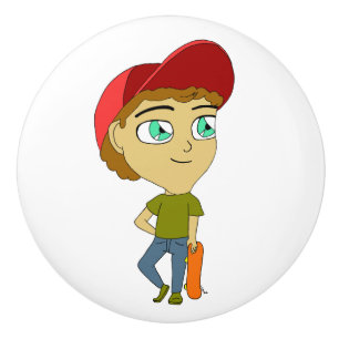 chibi    ceramic knob