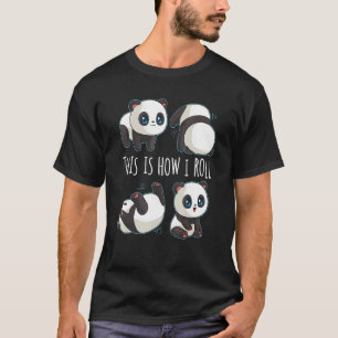Chibi Cute Panda For Girls Little Bear Panda Panda T-Shirt