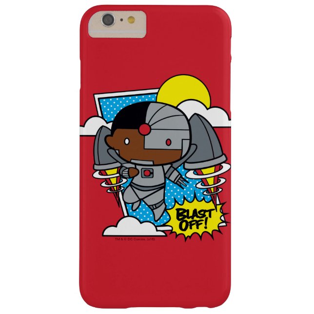 Chibi Cyborg Blast Off! Case-Mate iPhone Case (Back)