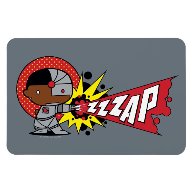 Chibi Cyborg's Cybernetic Cannon Magnet (Horizontal)