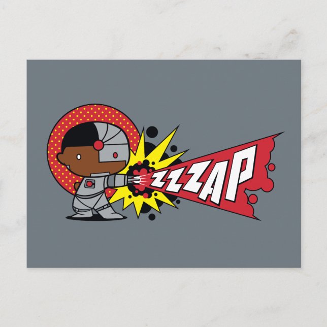 Chibi Cyborg's Cybernetic Cannon Postcard (Front)