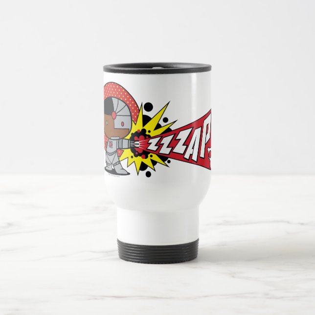 Chibi Cyborg's Cybernetic Cannon Travel Mug (Center)