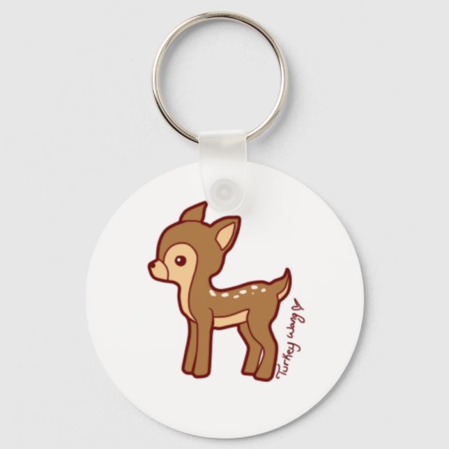 chibi deer key ring (Front)