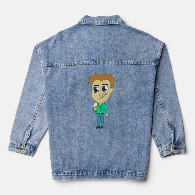 chibi  denim jacket (Back)