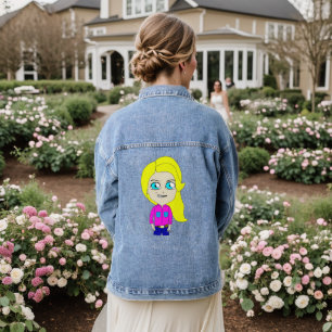 chibi denim jacket