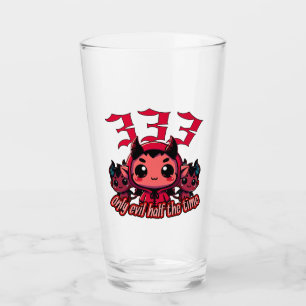 Chibi Devil - 333 Only evil half the time Glass