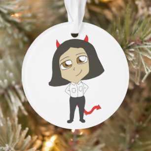 chibi devil girl ornament