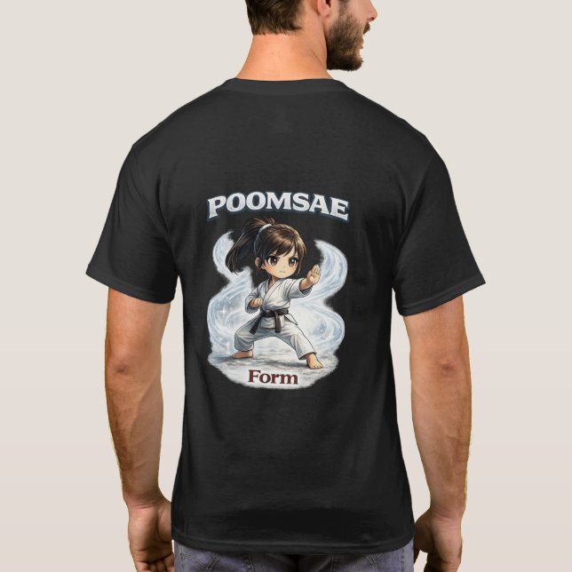 Chibi Dojo Poomsae Form  T-Shirt (Back)
