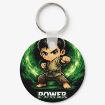 Chibi Dojo Power Centre Keychain