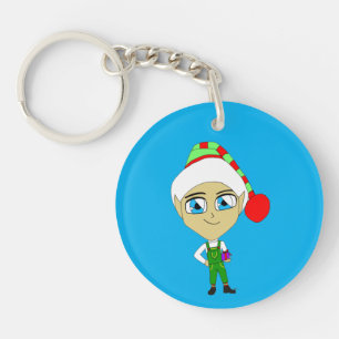 chibi elf key ring