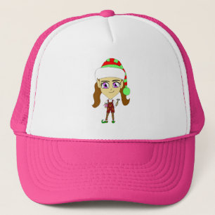 chibi elf trucker hat