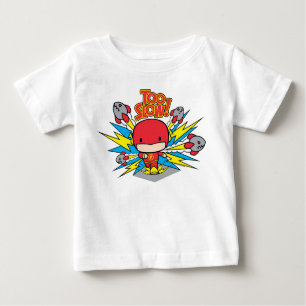Chibi Flash Outrunning Rockets Baby T-Shirt