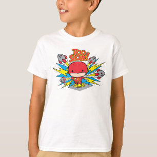 Chibi Flash Outrunning Rockets T-Shirt