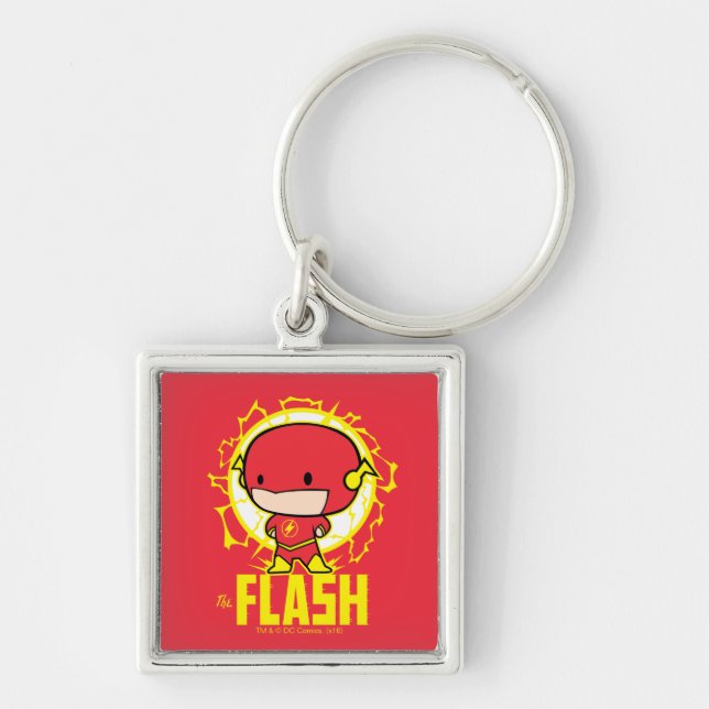 Chibi Flash With Electricity Key Ring (Front)