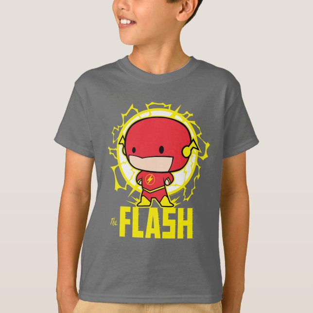 Chibi Flash With Electricity T-Shirt (Front)