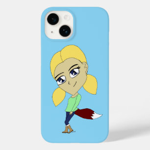 chibi foxy girl Case-Mate iPhone 14 case