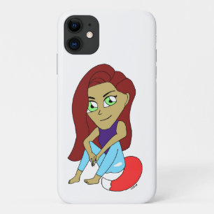 chibi foxy girl Case-Mate iPhone case