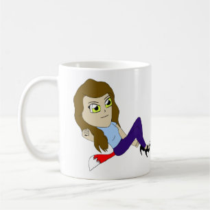 chibi foxy girl coffee mug