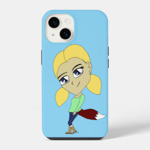 chibi foxy girl iPhone 14 case