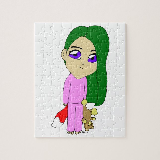 chibi foxy girl jigsaw puzzle (Vertical)