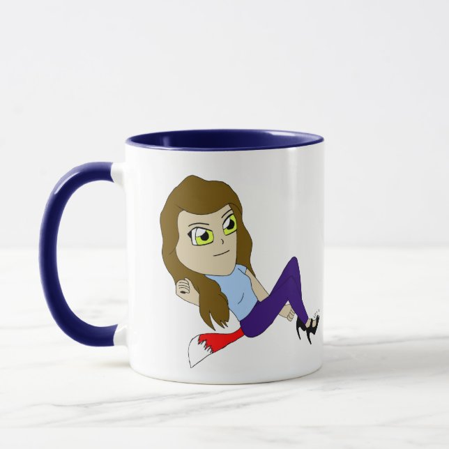 chibi foxy girl   mug (Left)
