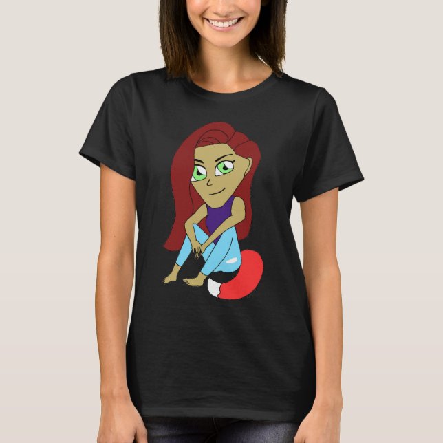 chibi foxy girl  T-Shirt (Front)