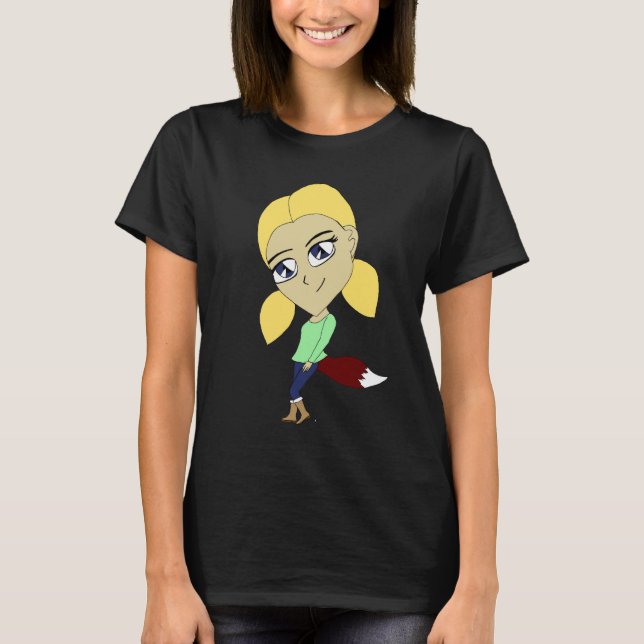 chibi foxy girl  T-Shirt (Front)