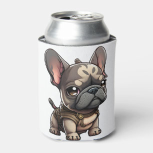 Chibi French Bulldog Can Cooler
