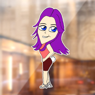 chibi girl with a bunny tail