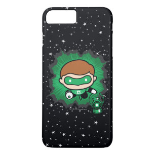 Chibi Green Lantern Flying Through Space Case-Mate iPhone Case
