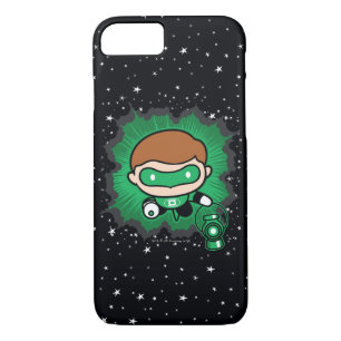 Chibi Green Lantern Flying Through Space Case-Mate iPhone Case