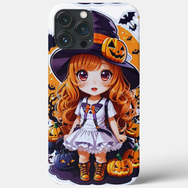Chibi Halloween Style Kawaii Halloween Gifts Case-Mate iPhone Case (Back)
