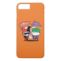 Chibi Harley Quinn & Chibi Joker Hearts