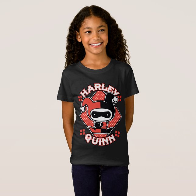 Chibi Harley Quinn Splits T-Shirt (Front Full)